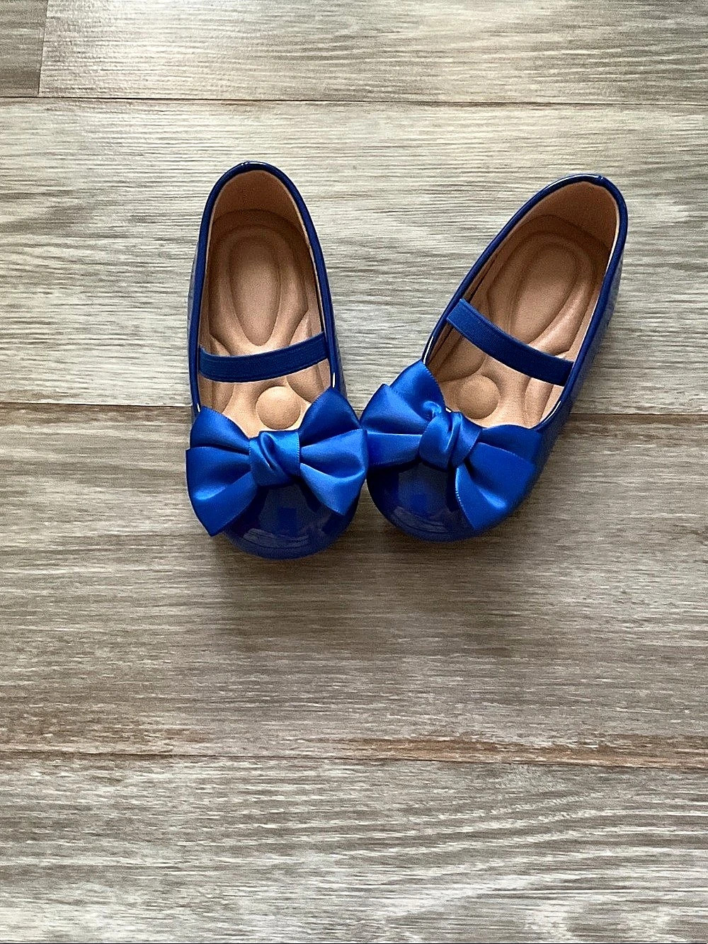 Blue Bow Dress Shoes Like New